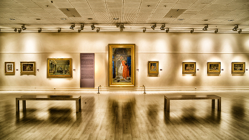Modern Art Gallery Default Image